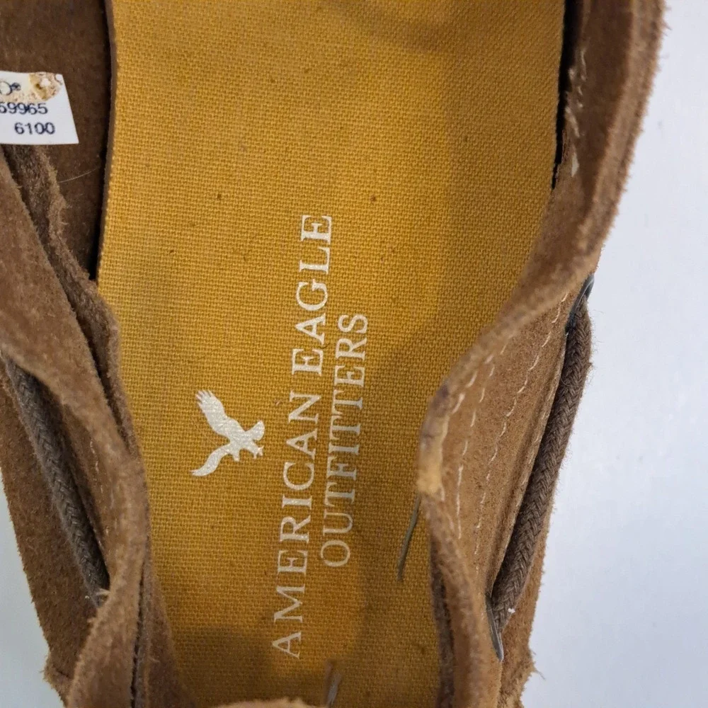 American Eagle‎ Outfitters Mens Cow Suede Loafers Shoes Ankle 6100-207 Classic